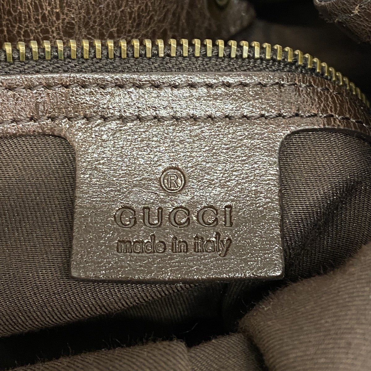 【6fa1891-k】グッチ ショルダーバッグ GGキャンバス 223951 キャンバス ブラウン ゴールド金具【中古】レディース