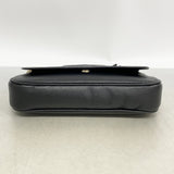 【6fa1892-k】グッチ ショルダーバッグ ソーホー 536224 レザー ブラック ゴールド金具【中古】レディース