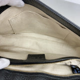 【6fa1892-k】グッチ ショルダーバッグ ソーホー 536224 レザー ブラック ゴールド金具【中古】レディース