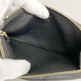 【6fa1896-k】ルイヴィトン コインケース モノグラム・アンプラント ポルトカルトレクトヴェルソ M28798 ノワール【中古】レディース