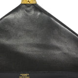 【6fa1901】エルメス ショルダーバッグ リディ ボックスカーフ ブラック ゴールド金具 ○O刻印【中古】