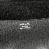 【6fa1906】エルメス ショルダーバッグ コンスタンス24 ヴォーエプソン ブラック シルバー金具 Z刻印【中古】レディース
