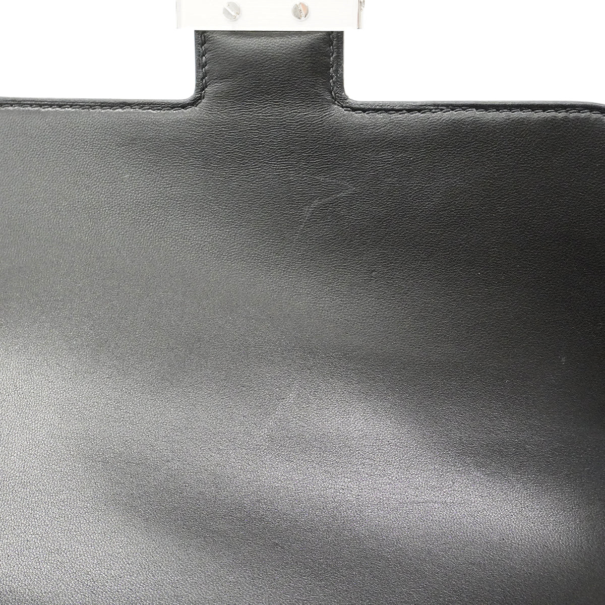 【6fa1906】エルメス ショルダーバッグ コンスタンス24 ヴォーエプソン ブラック シルバー金具 Z刻印【中古】レディース