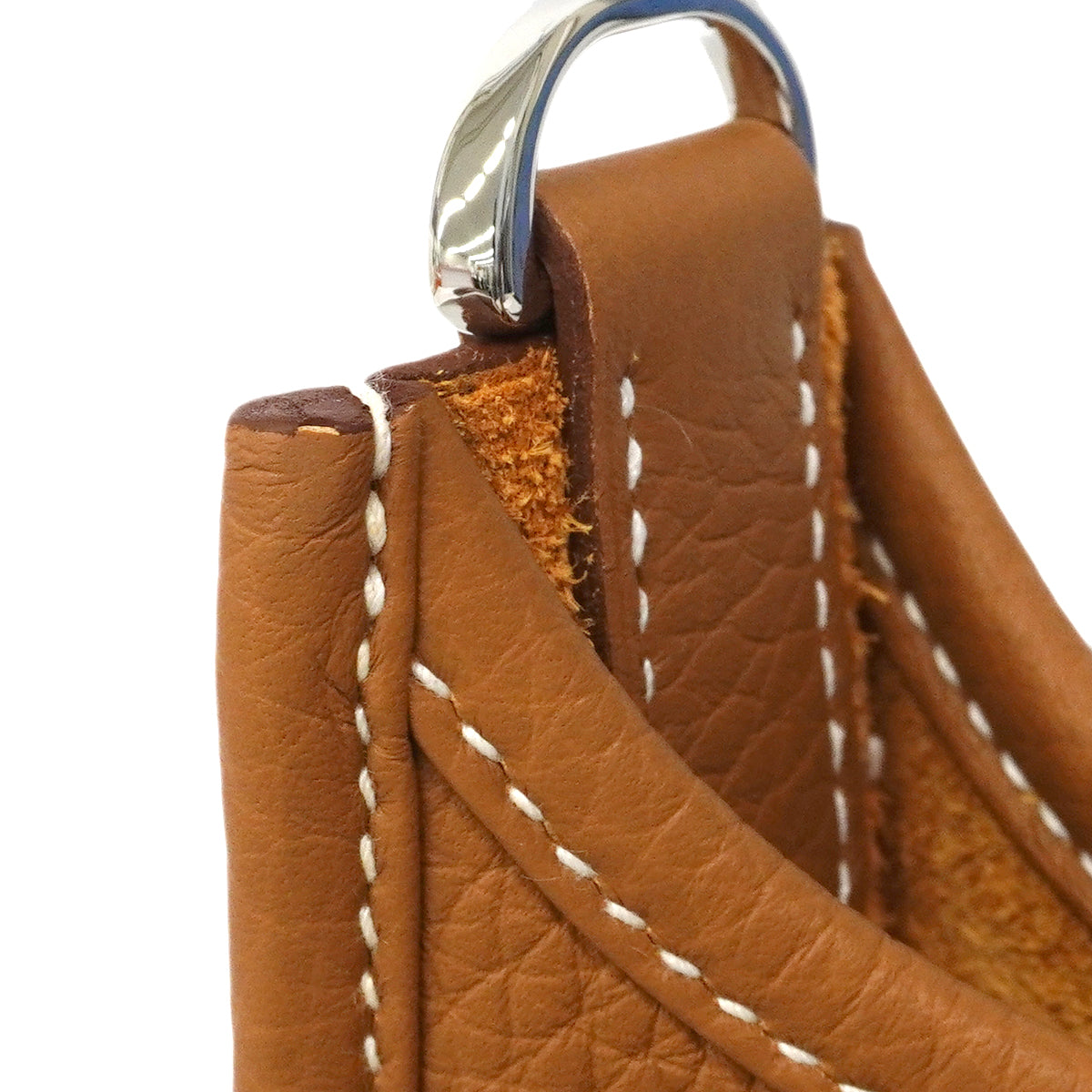 【6fa1907】エルメス ショルダーバッグ エヴリン23 トリヨンクレマンス ゴールド シルバー金具 G刻印【中古】レディース