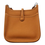 【6fa1907】エルメス ショルダーバッグ エヴリン23 トリヨンクレマンス ゴールド シルバー金具 G刻印【中古】レディース