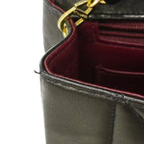 【6fa1910】シャネル ショルダーバッグ ダイアナ チェーンショルダー ラムスキン ブラック ゴールド金具【中古】レディース
