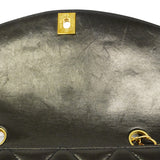 【6fa1910】シャネル ショルダーバッグ ダイアナ チェーンショルダー ラムスキン ブラック ゴールド金具【中古】レディース