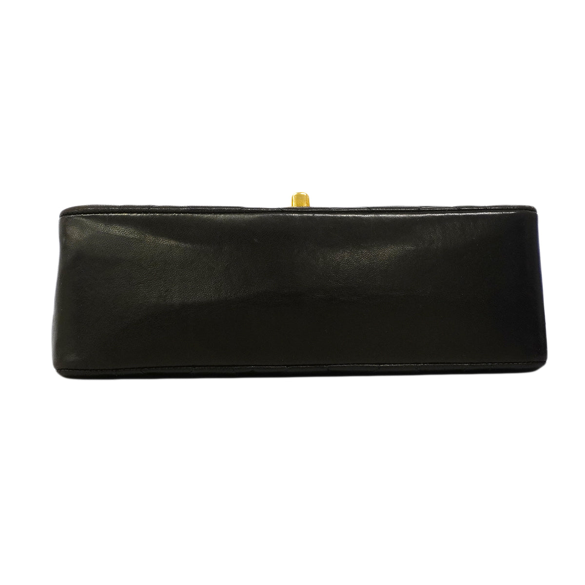 【6fa1910】シャネル ショルダーバッグ ダイアナ チェーンショルダー ラムスキン ブラック ゴールド金具【中古】レディース