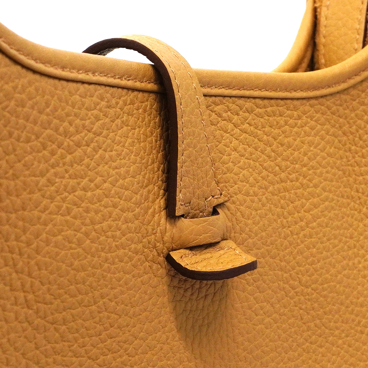 【6fa1913】エルメス ショルダーバッグ エヴリン23 トリヨンクレマンス ビスキュイ ゴールド金具 K刻印【中古】レディース