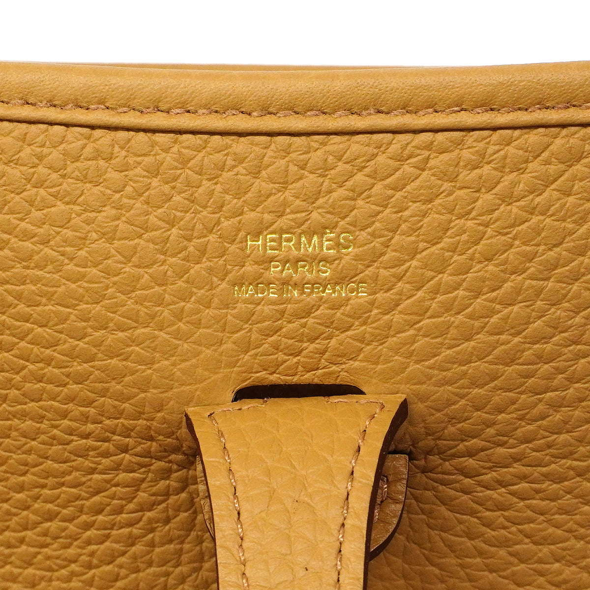 【6fa1913】エルメス ショルダーバッグ エヴリン23 トリヨンクレマンス ビスキュイ ゴールド金具 K刻印【中古】レディース