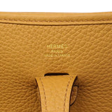 【6fa1913】エルメス ショルダーバッグ エヴリン23 トリヨンクレマンス ビスキュイ ゴールド金具 K刻印【中古】レディース