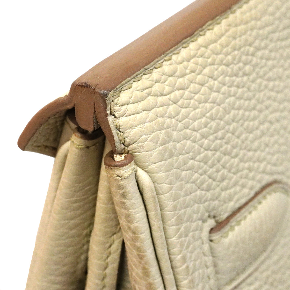 【6fa1914】エルメス ハンドバッグ バーキン30 トリヨンクレマンス べトン ゴールド金具 C刻印【中古】レディース