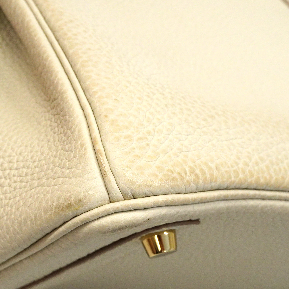 【6fa1914】エルメス ハンドバッグ バーキン30 トリヨンクレマンス べトン ゴールド金具 C刻印【中古】レディース