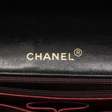 【6fa1916】シャネル ショルダーバッグ マトラッセ チェーンショルダー ラムスキン ブラック ゴールド金具【中古】レディース