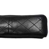 【6fa1916】シャネル ショルダーバッグ マトラッセ チェーンショルダー ラムスキン ブラック ゴールド金具【中古】レディース