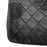 【6fa1916】シャネル ショルダーバッグ マトラッセ チェーンショルダー ラムスキン ブラック ゴールド金具【中古】レディース