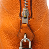 【6fa1917】エルメス ハンドバッグ ボリード31 トリヨンクレマンス オレンジ シルバー金具 □J刻印【中古】レディース