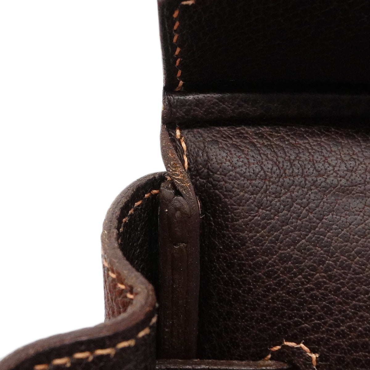 【6fa1919】エルメス ハンドバッグ バーキン35 ブッフル エベーヌ シルバー金具 □G刻印【中古】レディース