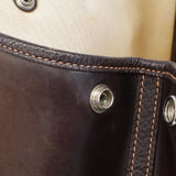 【6fa1920】エルメス ハンドバッグ ガーデンパーティTPM アマゾニア ブラウン シルバー金具 □H刻印 2wayバッグ【中古】レディース
