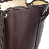 【6fa1920】エルメス ハンドバッグ ガーデンパーティTPM アマゾニア ブラウン シルバー金具 □H刻印 2wayバッグ【中古】レディース