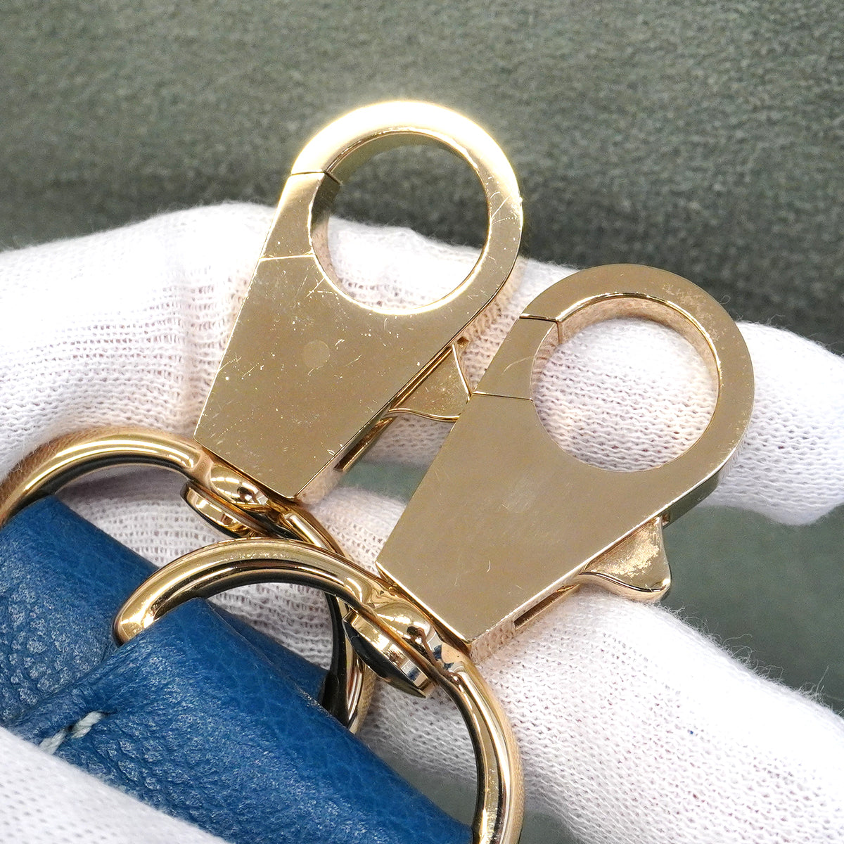 【6fa1921】エルメス ハンドバッグ ツールボックス26 エバーカラー ブルータラサ ゴールド金具 T刻印 2wayバッグ【中古】レディース