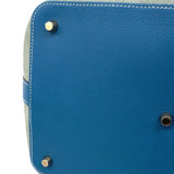 【6fa1921】エルメス ハンドバッグ ツールボックス26 エバーカラー ブルータラサ ゴールド金具 T刻印 2wayバッグ【中古】レディース