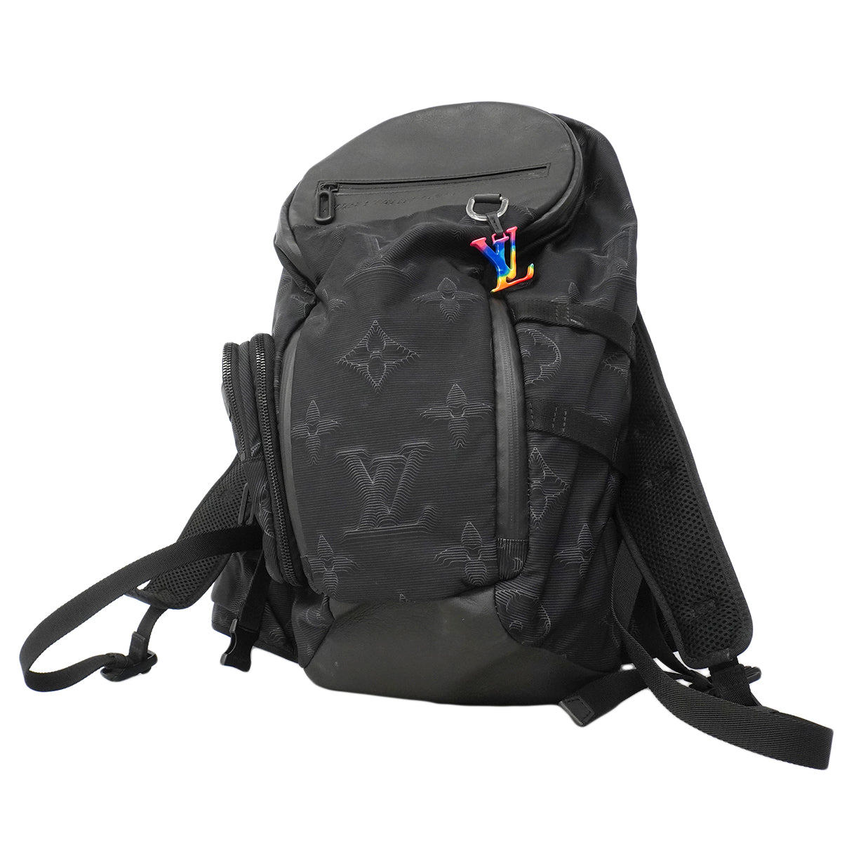 【6fa1923】ルイヴィトン リュック・デイパック LOUIS VUITTON2054 マウンテンバックパック M45603 ブラック【中古】メンズ