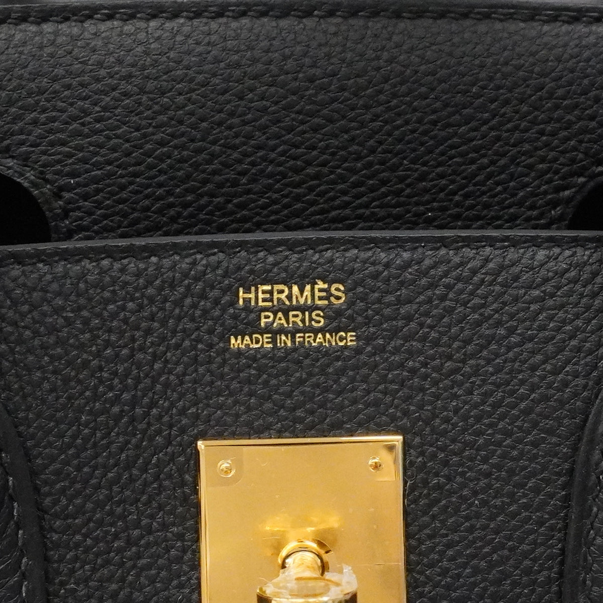 【6fa1924-g】エルメス ハンドバッグ バーキン30 トゴ ブラック ゴールド金具 G刻印【中古】レディース