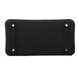 【6fa1924-g】エルメス ハンドバッグ バーキン30 トゴ ブラック ゴールド金具 G刻印【中古】レディース