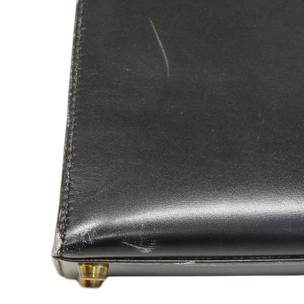 【6fa1928】エルメス ハンドバッグ ケリー28 ボックスカーフ ブラック ゴールド金具 〇U刻印 2wayバッグ【中古】レディース