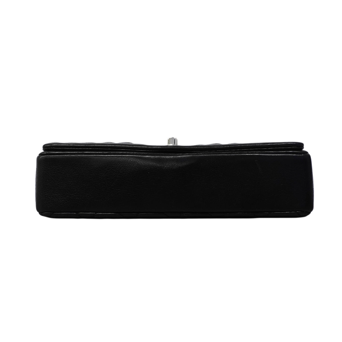 【6fa1935】シャネル ショルダーバッグ マトラッセ チェーンショルダー レザー ブラック シルバー金具【中古】レディース