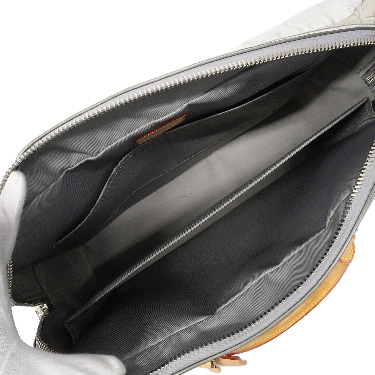 【6fa1943】ルイヴィトン ハンドバッグ モノグラムミラー ネオPDV M58755 シルバー【中古】レディース