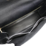 【6fc3303-h】エルメス ハンドバッグ ケリー32 アルデンヌ ブラック ゴールド金具 □B刻印【中古】レディース