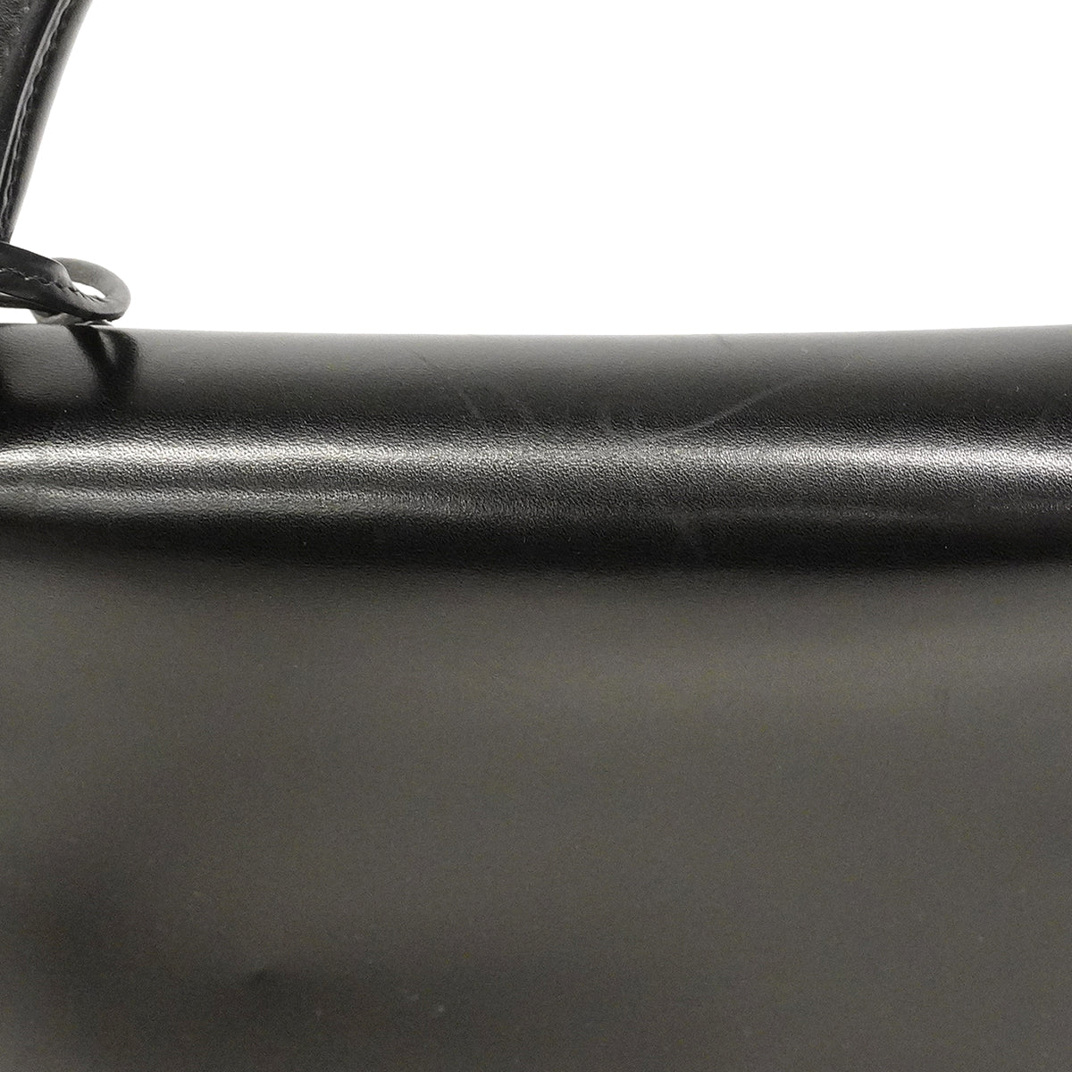 【6fc3947-h】エルメス ハンドバッグ ケリー32 ボックスカーフ ブラック ゴールド金具 □L刻印 2wayバッグ【中古】レディース