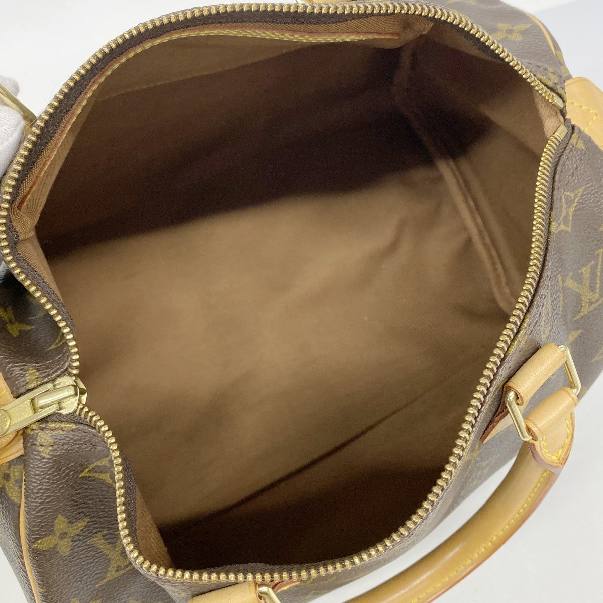 【6fb1950】ルイヴィトン ハンドバッグ モノグラム スピーディ30 M41108 ブラウン【中古】レディース