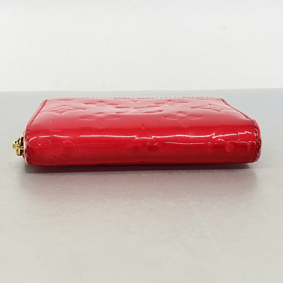 【6fb1955】ルイヴィトン コインケース ヴェルニ ジッピーコインパース M93054 ローズポップ【中古】レディース