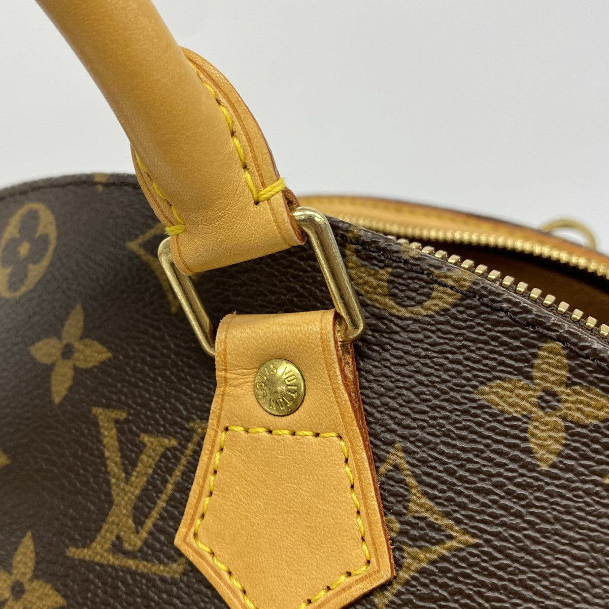 【6fb1959】ルイヴィトン ハンドバッグ モノグラム エリプスMM M51126 ブラウン【中古】レディース