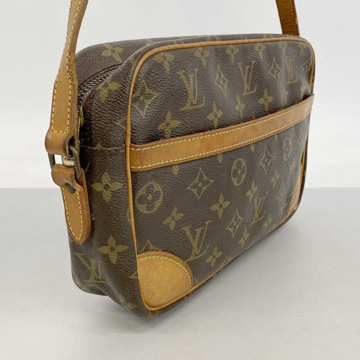 【6fb1961】ルイヴィトン ショルダーバッグ モノグラム トロカデロ27 M51274 ブラウン【中古】レディース