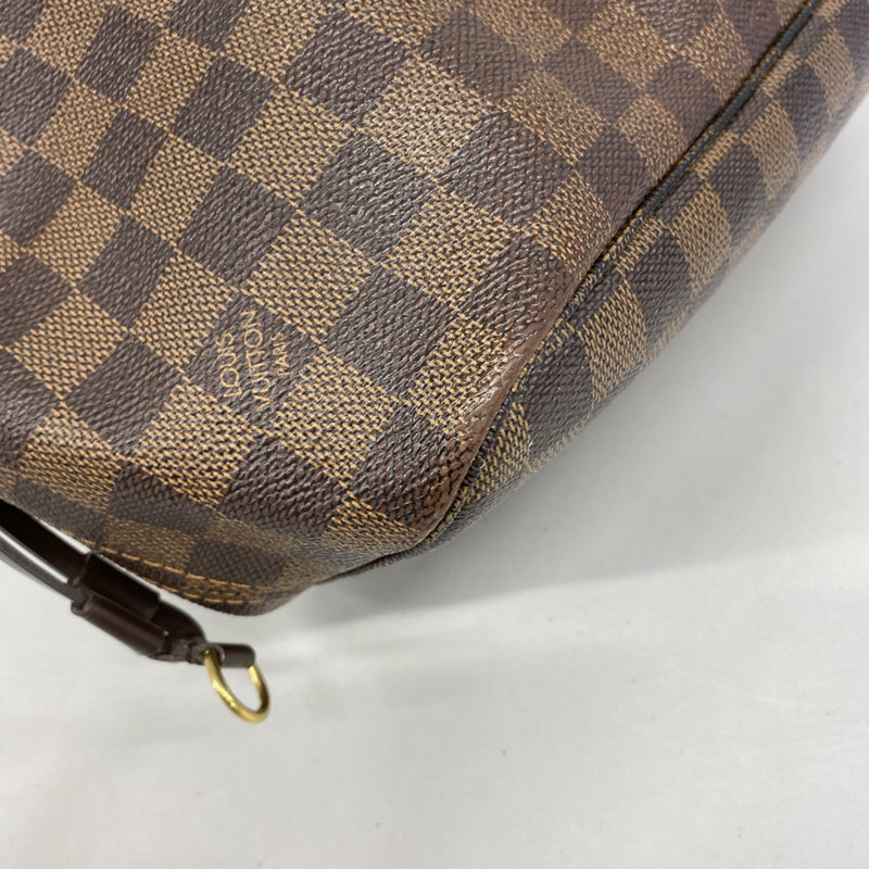 【6fb1965】ルイヴィトン トートバッグ ダミエ ネヴァーフルMM N51105 エベヌ【中古】レディース