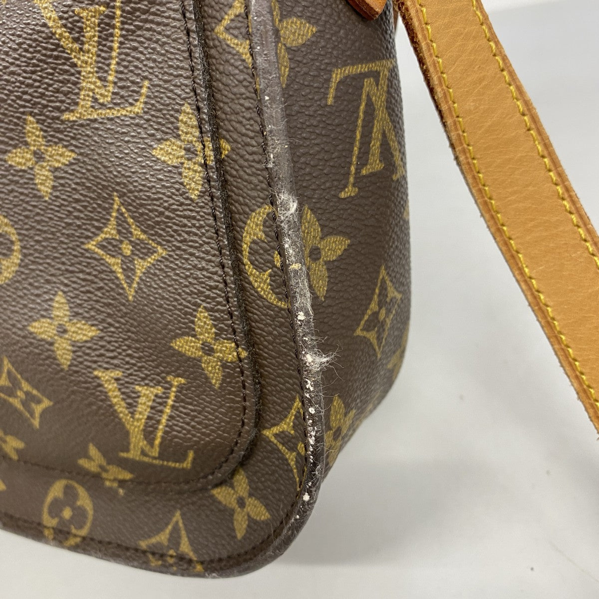 【6fb1971】ルイヴィトン ショルダーバッグ モノグラム サンクルーGM M51242 ブラウン【中古】レディース
