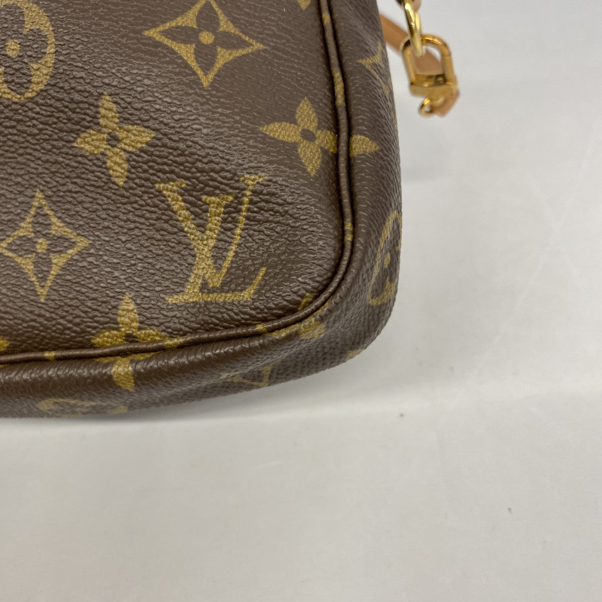 【6fb1975】ルイヴィトン ポーチ モノグラム ポシェットアクセソワール M51980 ブラウン【中古】レディース
