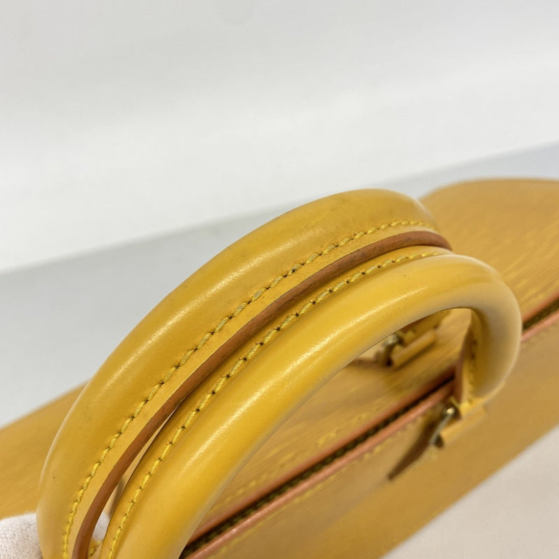 【6fb1978】ルイヴィトン ハンドバッグ エピ サックトリアングル M52099 ジョーヌ【中古】レディース