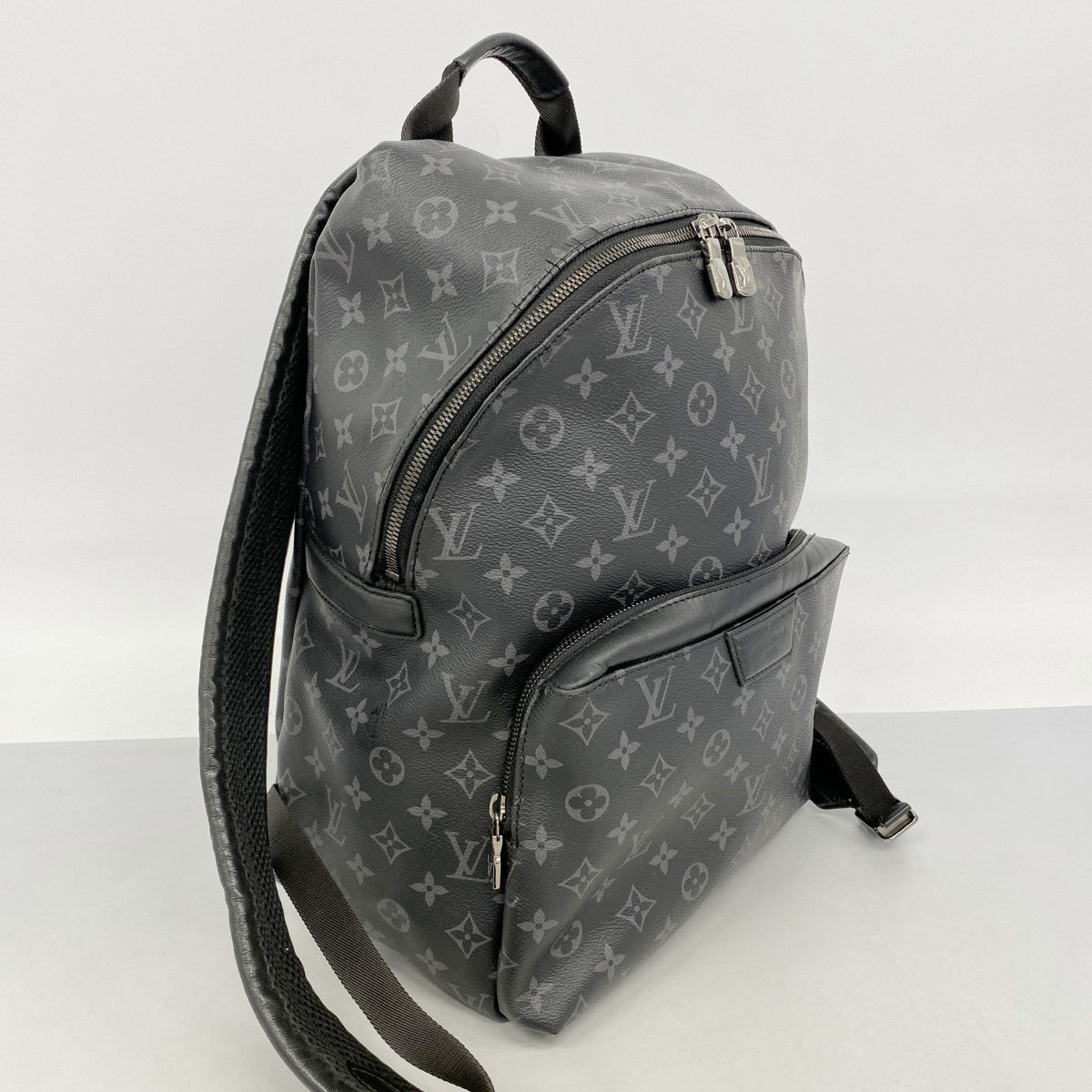 【6fb1980】ルイヴィトン リュック・デイパック モノグラム・エクリプス アポロバックパック M43186 ブラック【中古】メンズ