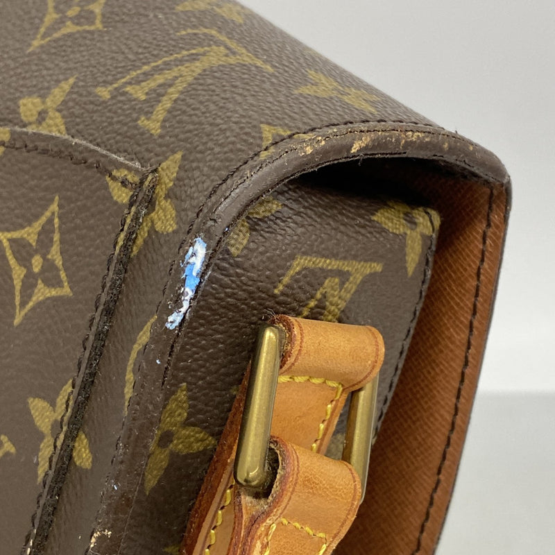 【6fb1991】ルイヴィトン ショルダーバッグ モノグラム サンクルーGM ブラウン【中古】レディース