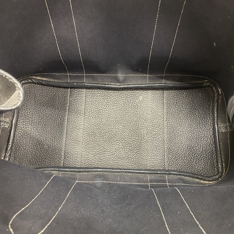 【6fb1998】エルメス トートバッグ ガーデンパーティPM トワルオフィシエ ブラック シルバー金具 □K刻印【中古】レディース