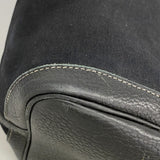 【6fb1998】エルメス トートバッグ ガーデンパーティPM トワルオフィシエ ブラック シルバー金具 □K刻印【中古】レディース