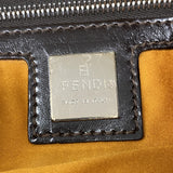 【6fb2009】フェンディ ハンドバッグ ズッカ マンマバケット ウール ブラウン シルバー金具【中古】レディース