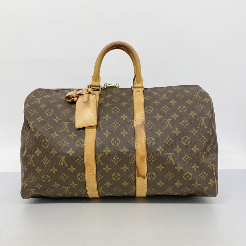 【6fb2010】ルイヴィトン ボストンバッグ モノグラム キーポル45 M41428 ブラウン【中古】メンズ レディース ユニセックス