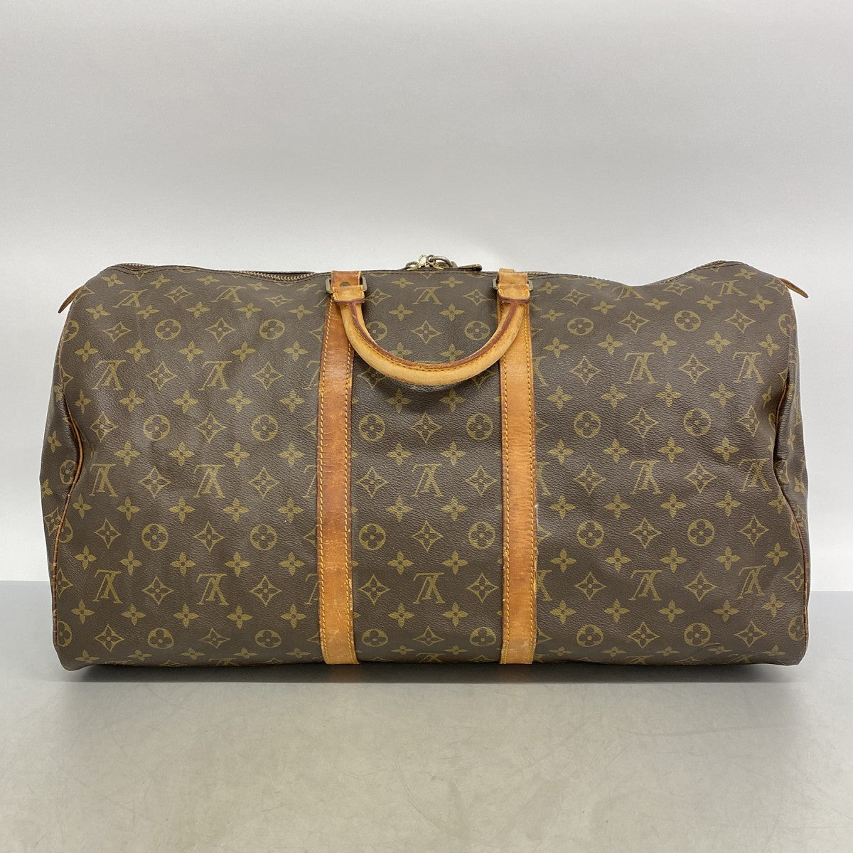 【6fb2021】ルイヴィトン ボストンバッグ モノグラム キーポル55 M41424 ブラウン【中古】メンズ レディース ユニセックス