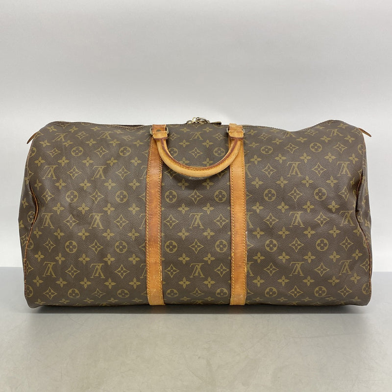 【6fb2021】ルイヴィトン ボストンバッグ モノグラム キーポル55 M41424 ブラウン【中古】メンズ レディース ユニセックス